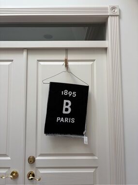 Berluti Paris logo scarf
